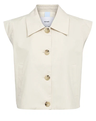 Nümph - NUSunna Vest - Whitecap Gray 